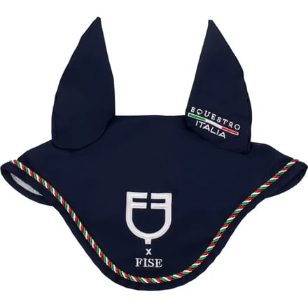 Korte muts van rekbaar stof met koord Equestro X Fise