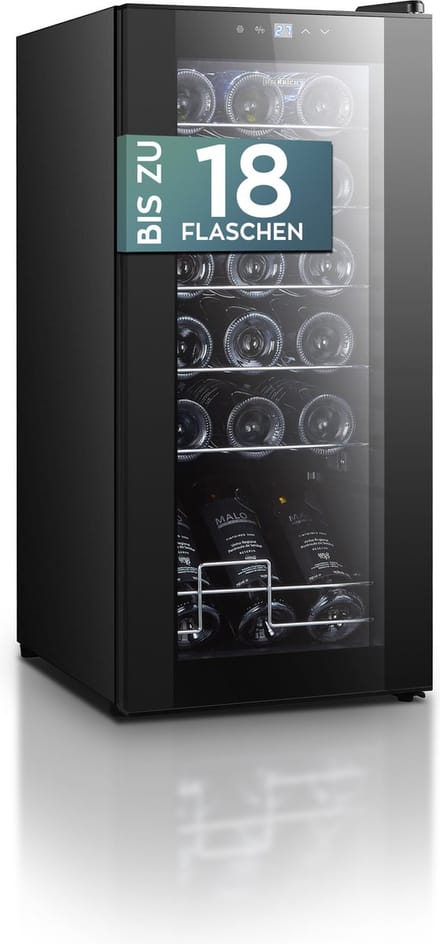 Heinrich's HFK 3216 wijnkoelkast - 50 liter - 18 flessen