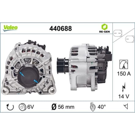 Driefasige generator VALEO 440688