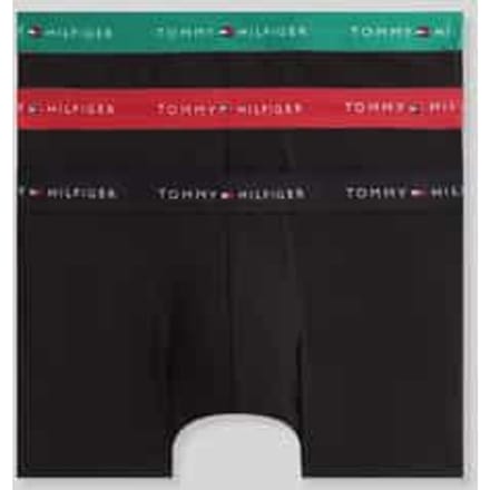 Broek met logo in band in set van 3