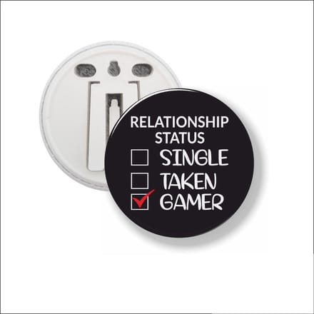 Button Met Clip 58 MM - Gamer