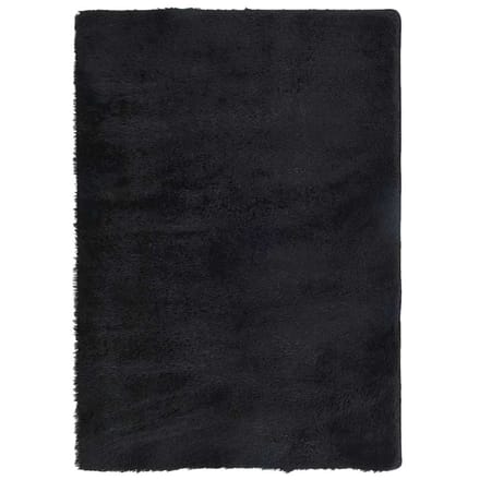 vidaXL - Hoogpolig - vloerkleed - NAVARRA - 240x340 - cm - polyester - zwart