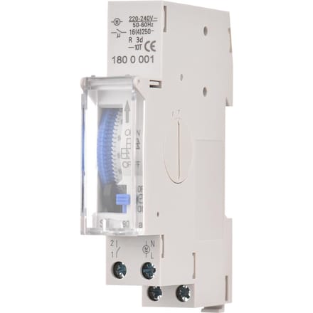 Mechanische 24-uurs timerschakelaar DC 12V 30 minuten interval 48 keer AAN/UIT Programmeerbaar SUL180a AC220-240V