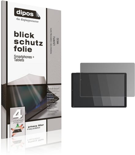 dipos – Matte Privacy Screenprotector geschikt voor LEVIRTU M632 | Anti-Spy Beschermfolie