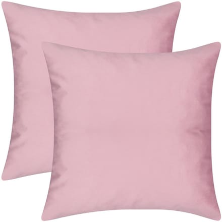 Barbons kussenhoes 45x45 - set van 2 kussenhoesjes - kussensloop - roze