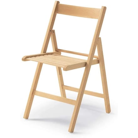 Vouwbare Stoel Hout Bruin (79 x 42,5 x 47,5 cm)