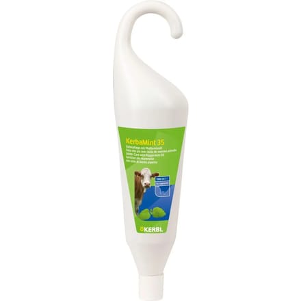 Uierverzorging in hangende fles Kerbl KerbatMint 35