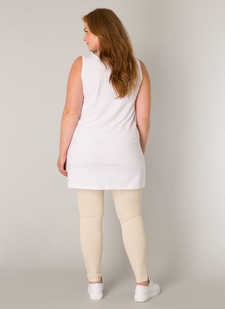BASE LEVEL CURVY Amina Top - White - maat 2(50)