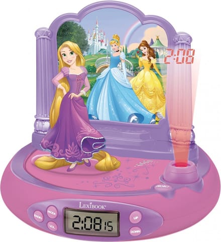 Disney prinses Rapunzel Projectorklok met Magische Geluiden