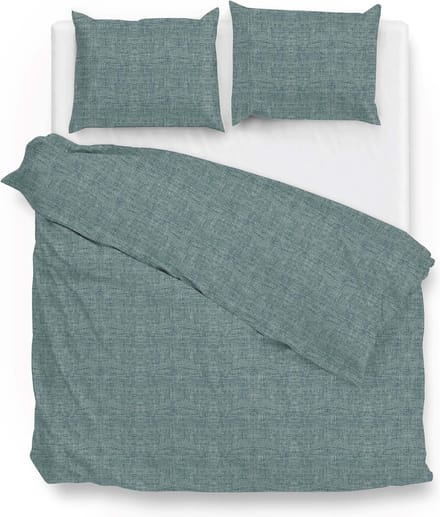 ZoHome Lino Dekbedovertrek - Litsjumeaux - 240x200/220 cm - Emerald Green