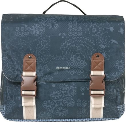 Basil Bohème Dubbele fietstas MIK - Blauw - 35 Liter