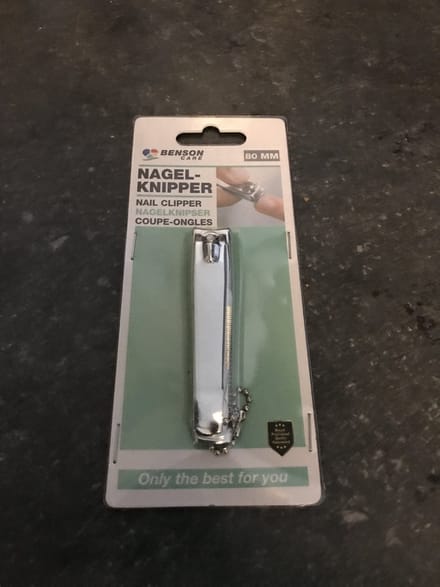 Benson Nagelknipper met vijl en sleutelhanger - Metaal - 80 mm