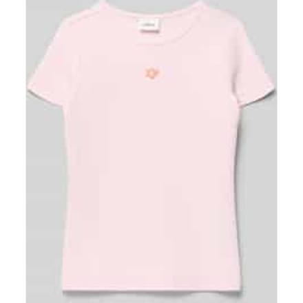 regular fit T-shirt van katoenmix