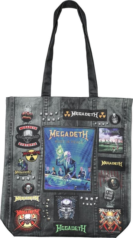 Megadeth Rocksax - Megadeth Logo Unisex Linnen tas - meerkleurig - Standard