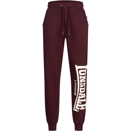 Lonsdale London Logo Large Heren Trainingsbroek - rood - M