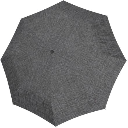 Reisenthel Umbrella Pocket Duomatic Opvouwbare Paraplu - ø 97 cm - Twist Silver Grijs