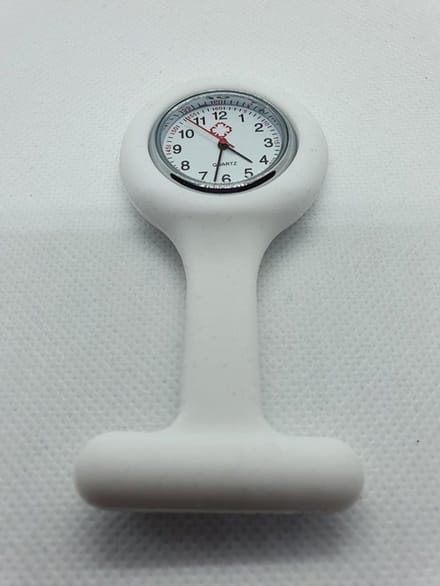 Verpleegsters Horloge siliconen wit