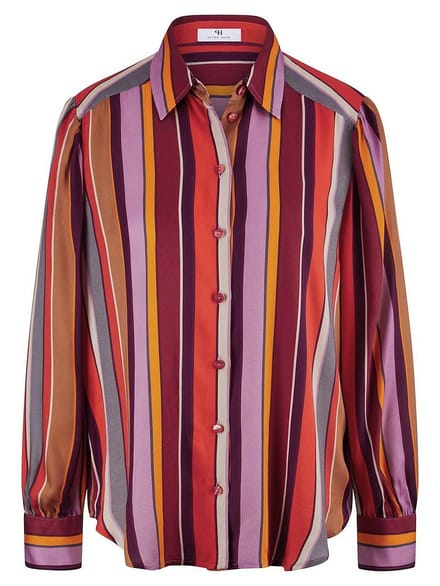 Blouse lange mouwen Van Peter Hahn multicolour