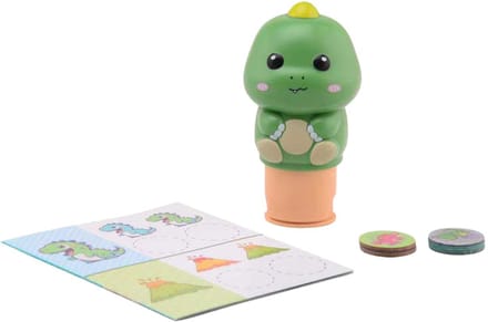 Johntoy Dinosaur Sticker Stamper 100 stickers in display
