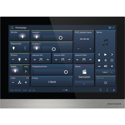 ABB Welcome IP Touch 10 Video Intercom Display Zwart - 2TMA130050B0058
