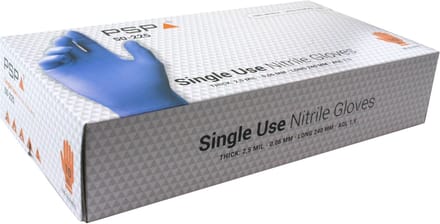 PSP Nitrile wegwerp handschoen 10/ds (50-225) - Lichtblauw - S