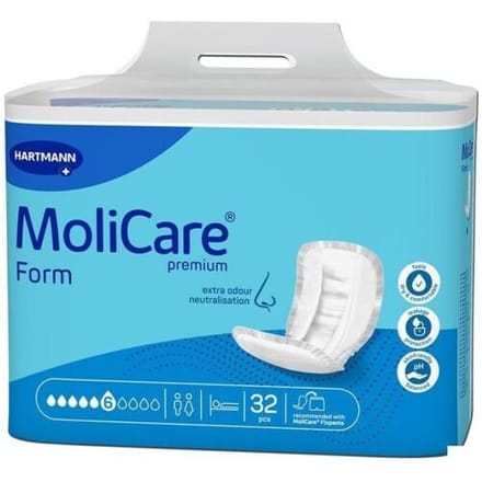 Hartmann Molicare Premium Form 6 druppels - 4 pakken van 32 stuks