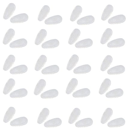 20 paar siliconen antislip-neuspads voor brillen