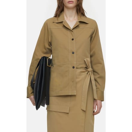 Closed Fitted Overshirt & Blouses Taupe Beige Taglia: L | Magliette intime Outlet | Donna | Nero