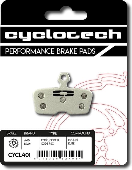Prodisc Elite Remblokken voor Sram Code R, Code RSC en Sram Guide RE