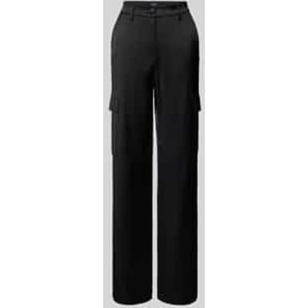 Straight leg stoffen broek met cargozakken, model 'Faja'