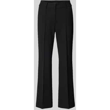 Flared fit stoffen broek met viscose Model 'Farah'