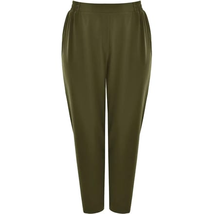 Dames fuselftaille broek van crêpe Mat Fashion
