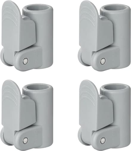 ProPlus Buisklemmen voor tentstokken - 19-22 mm - Powergrip snelsluiting - 4 stuks