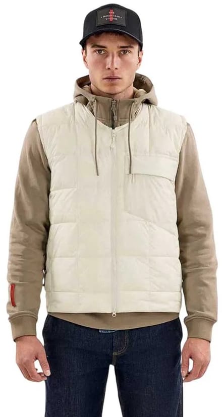 The Mountain Studio Ultralight Down Vest Beige L Man