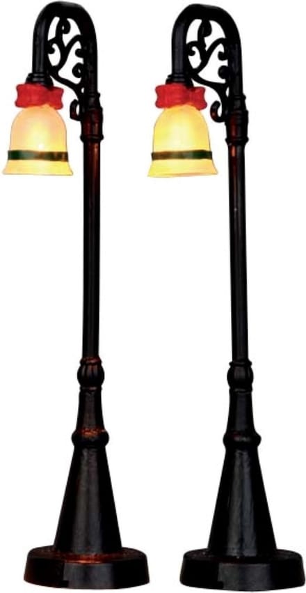 Lemax - Bell Ornament Lamp Post - Set van 2
