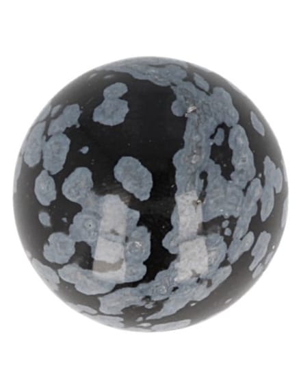 Obsidiaan sneeuwvlok edelsteen bol 20 mm