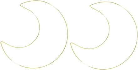 Dromenvanger Hoepels - Macramé Ringen - DIY Knutselen - Stevig IJzer - 25 x 22 cm - Goud