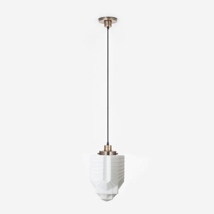 Hanglamp aan snoer ''Chrysler'' 20's Brons - Art Deco Trade