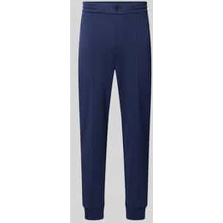 Loose fit sweatbroek met gestikt logo model 'MESH FACE'