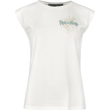 Rick And Morty Top - S tot XXL - voor Vrouwen - crème