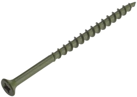 Decking Schroeven - Houtschroeven Terras - Buiten Klussen - Anti-Corrosie Groen - 4.5 x 75mm