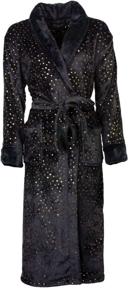 Irresistible Dames Badjas - Fleece - Donker Grijs - Maat L