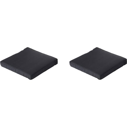 Madison - Lounge Zitkussen Basic black - Ca. 60x60 cm - Set van 2