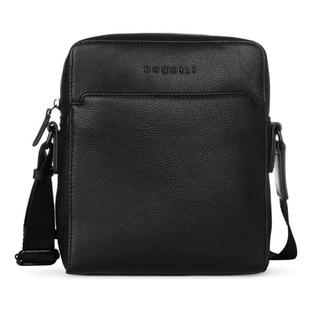bugatti schoudertas Black Crossover Bag Black zwart
