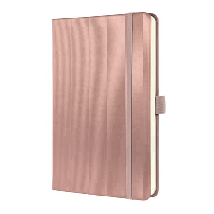 Sigel notitieboek Conceptum A5 roze metallic lijn hardcover
