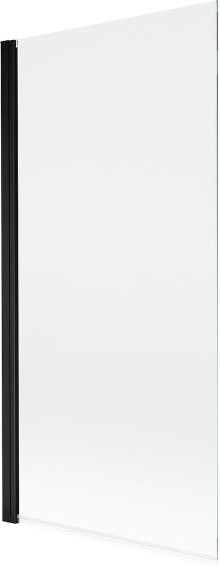 Mexen Mist badwand 1-deurs 90 x 150 , transparant, zwart - 8A9-090-001-70-00