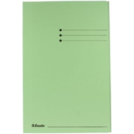 Esselte Manilla 3-klepsmap - folio - 50 stuks - Groen