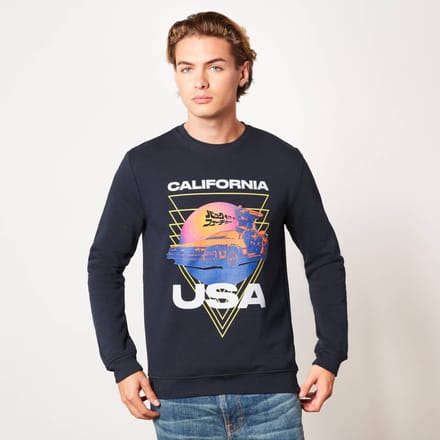Back to the Future Tri Sunset Unisex Sweatshirt - Blauw - XXL