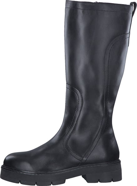MARCO TOZZI MT Vegan and Feel Me insole Dames Long Boot Flat - BLACK - Maat 42