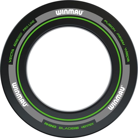 Winmau Advance Black Green Dart Surround